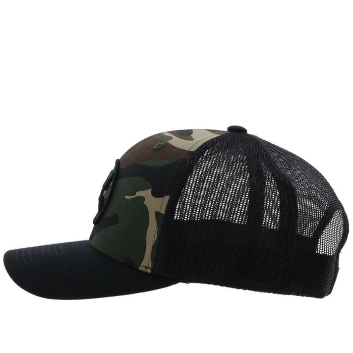 Discover Hooey O Classic Camo/Black Hat Quality Hooey Hats located at The Revival.