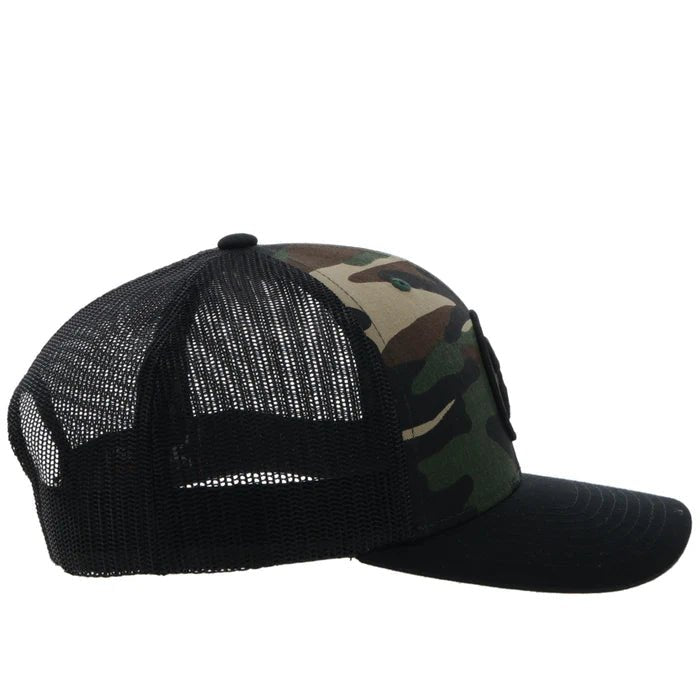Discover Hooey O Classic Camo/Black Hat Quality Hooey Hats located at The Revival.