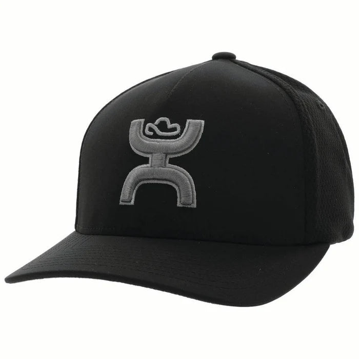 Discover Hooey Coach Black/Grey Flexfit Hat L/XL Quality Hooey Hats located at The Revival.