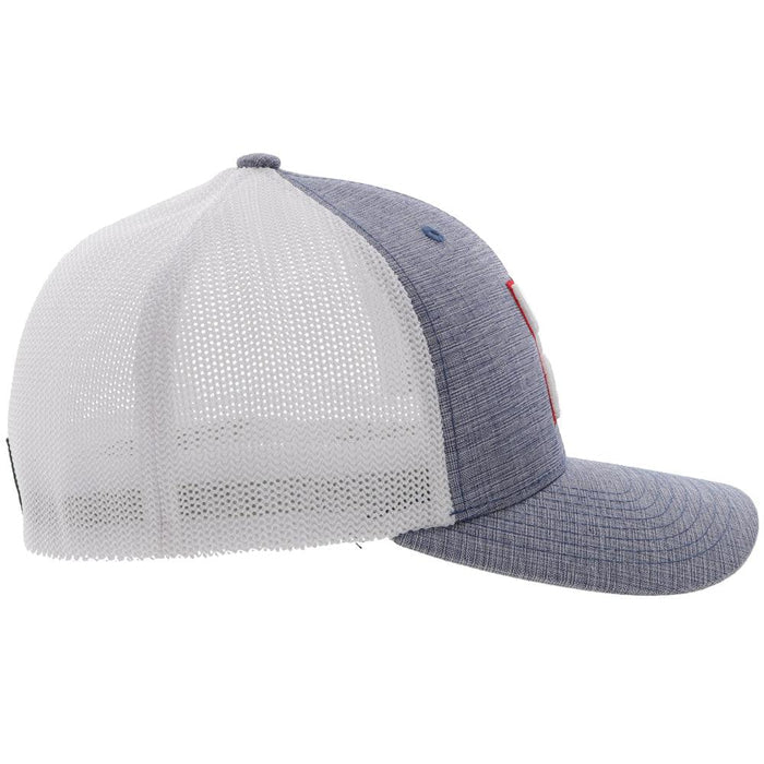 Discover Hooey "Coach" Denim/White Flexfit Hat Quality Hooey Hats located at The Revival.