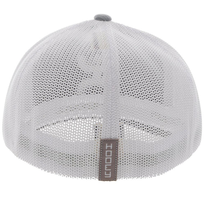Discover Hooey "Coach" Grey/White Flexfit Hat Quality Hooey Hats located at The Revival.
