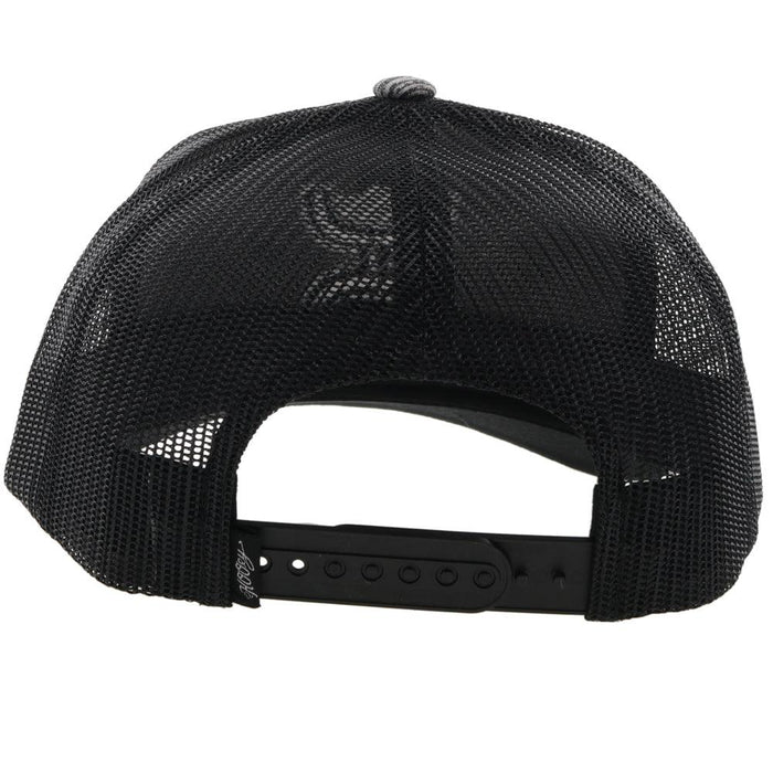 Discover Hooey Sterling Grey/Black Snapback Hat Quality Hooey Hats located at The Revival.