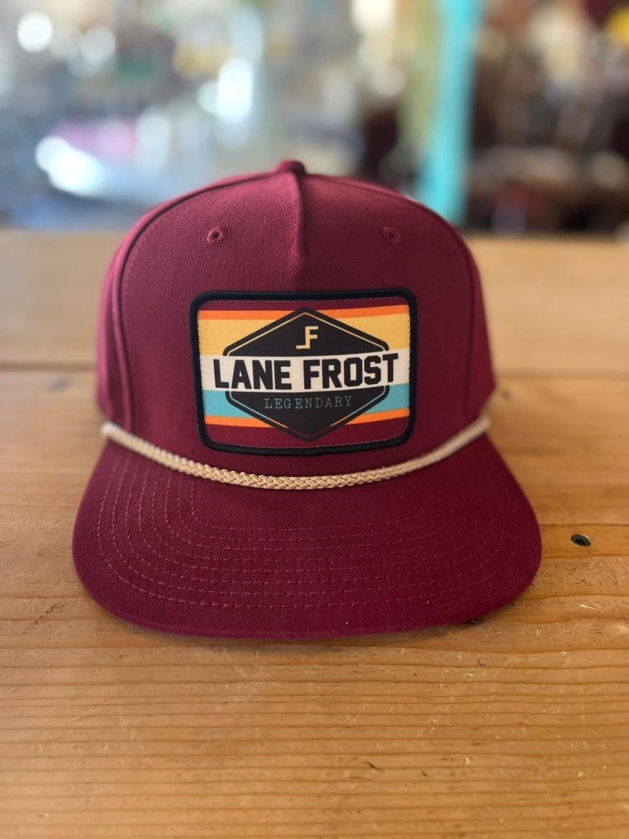 Discover Lane Frost Brand - Poncho Cap, Maroon Quality Lane Frost Hats located at The Revival.
