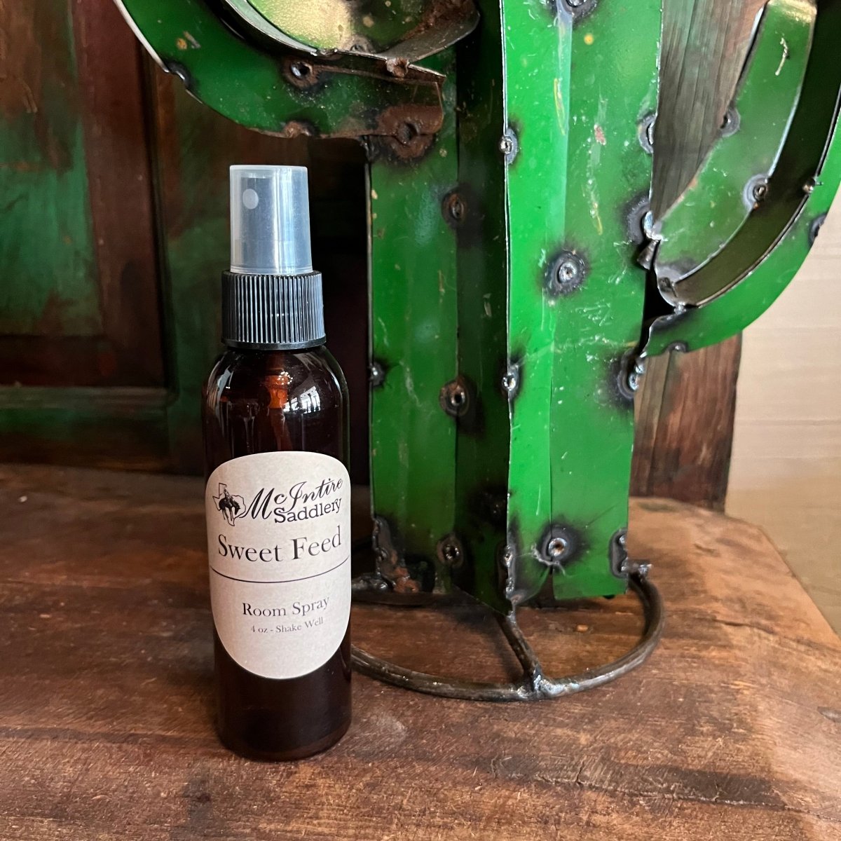 Discover Mcintire Saddlery Sweet Feed Scented Room Spray - 4oz Quality Mcintire Saddlery Home Fragrances located at The Revival.