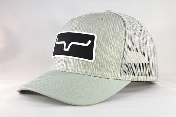 Discover Kimes Ranch - All Mesh Trucker Silver Quality Kimes Ranch Hats located at The Revival.