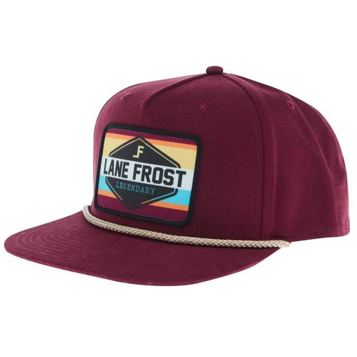 Discover Lane Frost Brand - Poncho Cap, Maroon Quality Lane Frost Hats located at The Revival.