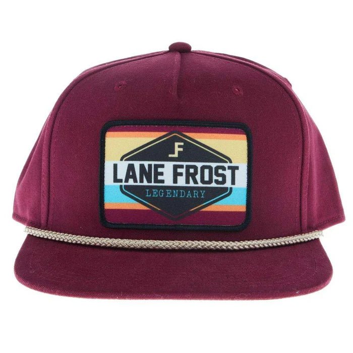 Discover Lane Frost Brand - Poncho Cap, Maroon Quality Lane Frost Hats located at The Revival.