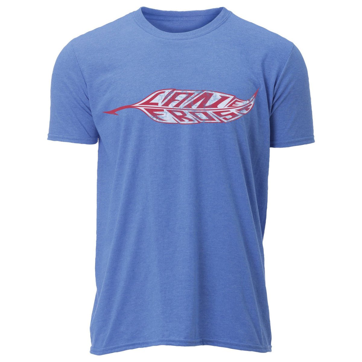 Discover Lane Frost Brand Feather T-Shirt Blue Quality Lane Frost Shirt located at The Revival.