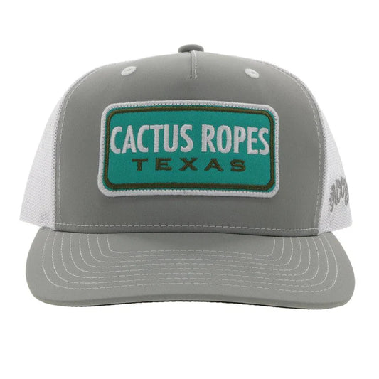 Discover Hooey Cactus Ropes "CR083" Grey/White Hat Quality Hooey Hats located at The Revival.