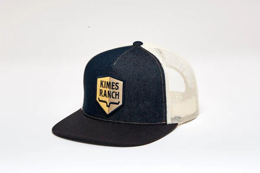 Discover Kimes Ranch Jack Trucker Hat - Denim Quality Kimes Ranch Hats located at The Revival.