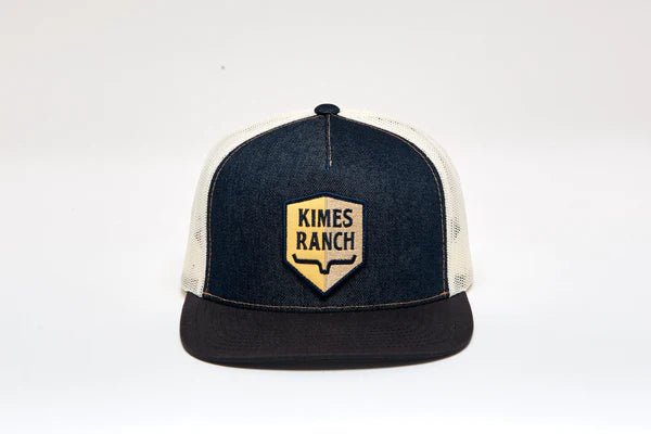 Discover Kimes Ranch Jack Trucker Hat - Denim Quality Kimes Ranch Hats located at The Revival.