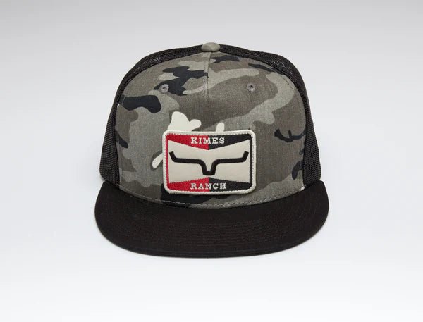 Discover Kimes Ranch Sparker Trucker Hat - Camo Quality Kimes Ranch Hats located at The Revival.