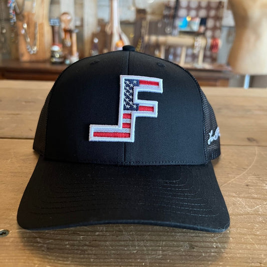 Lane Frost Patriot II Curved Hat front view