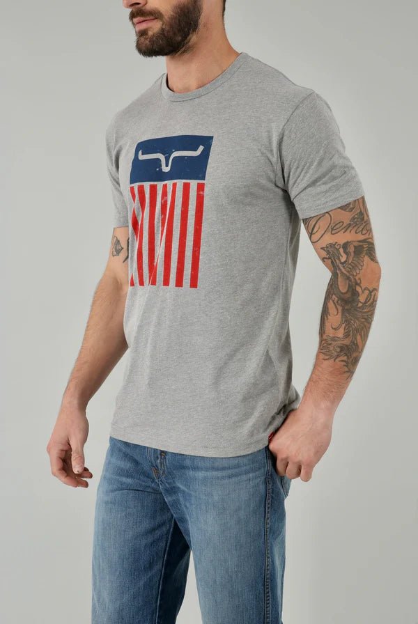 Discover Kimes Ranch Cody Tee Shirt - Dark Grey Heather Quality Kimes Ranch Shirt located at The Revival.