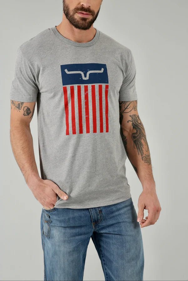 Discover Kimes Ranch Cody Tee Shirt - Dark Grey Heather Quality Kimes Ranch Shirt located at The Revival.