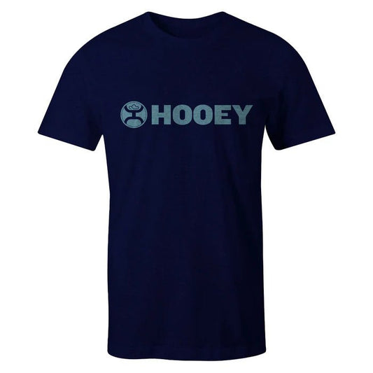 Discover Hooey "Lock - Up" Navy Tee SKU: HT1407BL - S Quality Hooey Shirt located at The Revival.