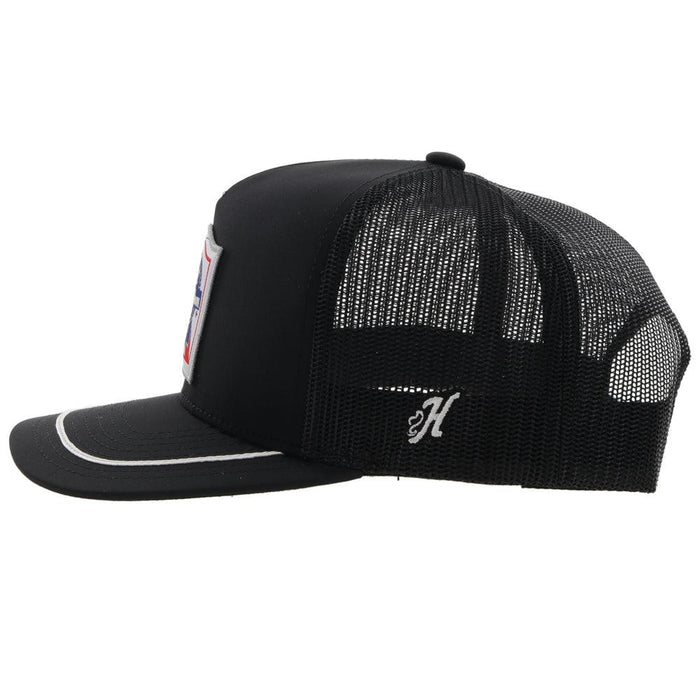 Discover Hooey "Pabst Blue Ribbon" Black/White Hat Quality Hooey Hats located at The Revival.