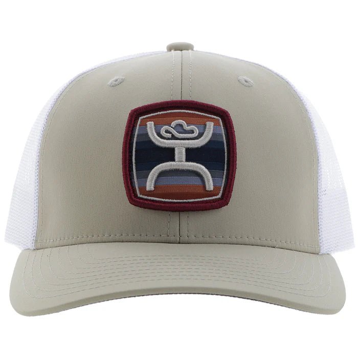 Discover Hooey "Zenith" Hat Tan/White w/ Serape Patch Quality Hooey Hats located at The Revival.