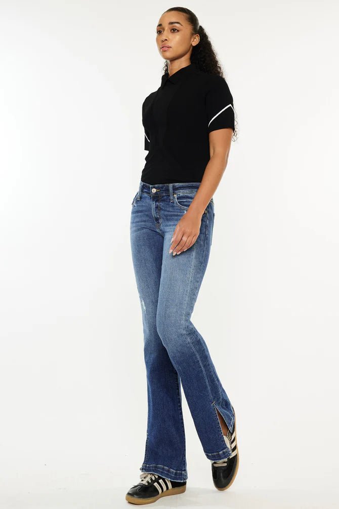 Discover Kancan Brea Low Rise Bootcut Jeans Quality Kancan Jeans located at The Revival.