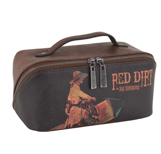 Discover Red Dirt Hat Co. Vintage Cosmetic Cowgirl Rocket Cosmetic Pouch Quality Red Dirt Hat Co. Cosmetic Bag at The Revival