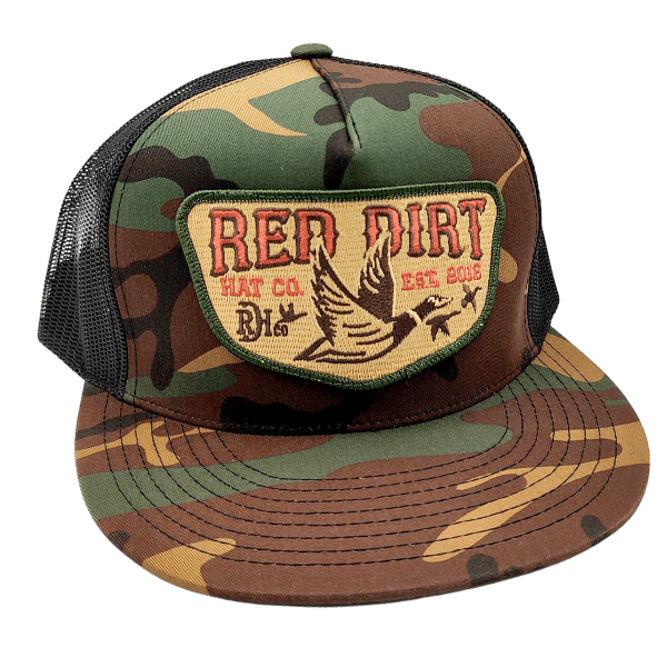 Discover Red Dirt Hat Co. Fly South - Camo, Black Quality Red Dirt Hat Co. Hats located at The Revival.