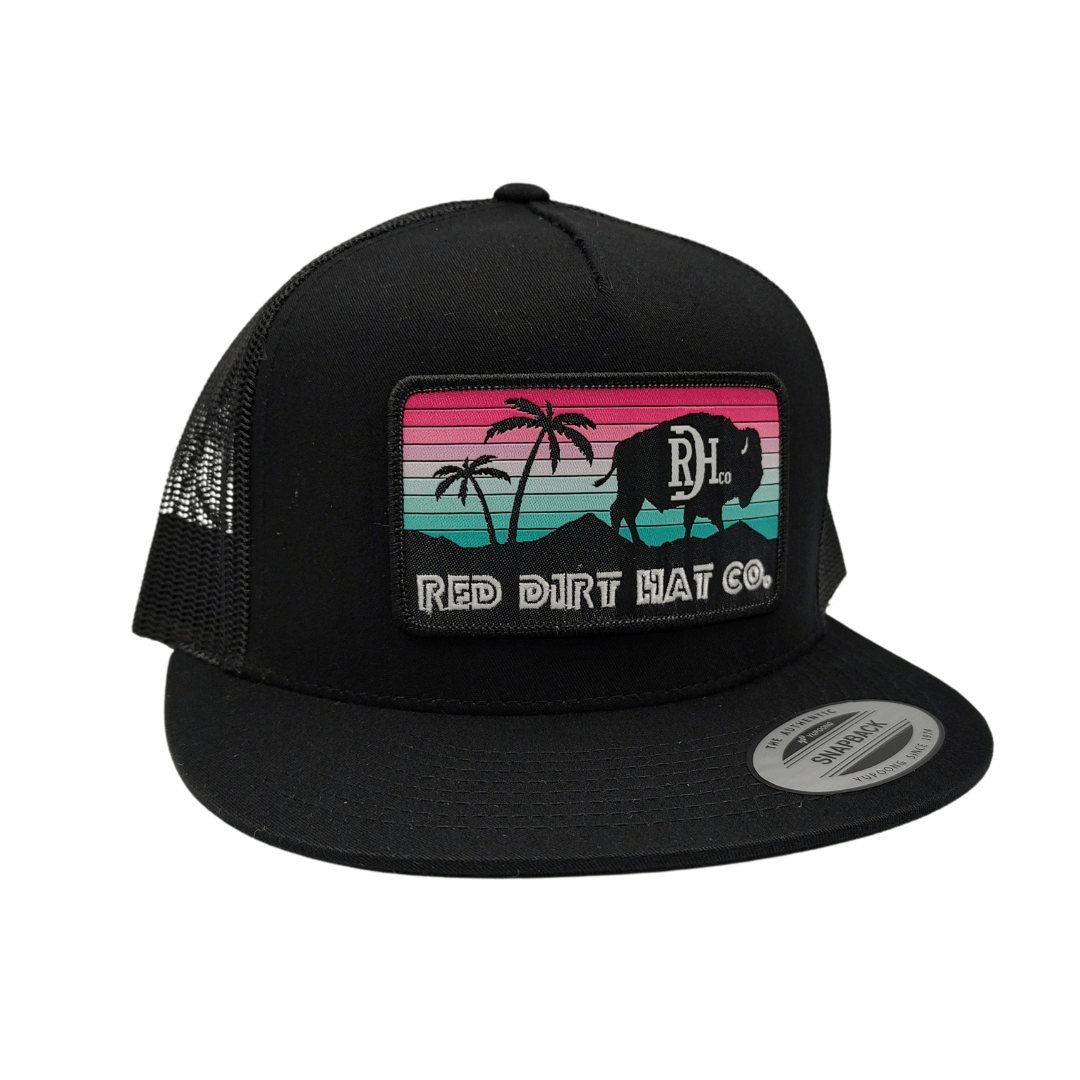 Discover Red Dirt Hat Co. Miami Vice - Black/Black Quality Red Dirt Hat Co. Hats located at The Revival.