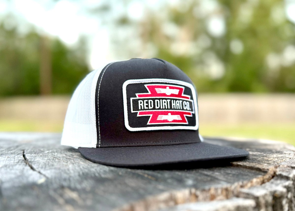 Discover Red Dirt Hat Co. Tater - Black, White Quality Red Dirt Hat Co. Hats located at The Revival.