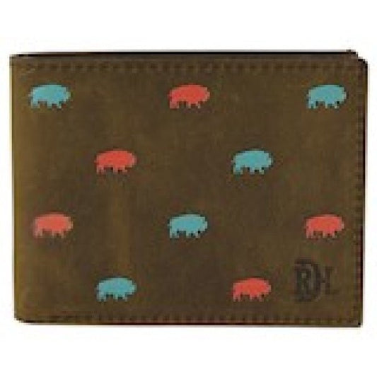 Discover Red Dirt Hat Co. Bison Pattern Bifold Wallet Quality Red Dirt Hat Co. Wallet located at The Revival.