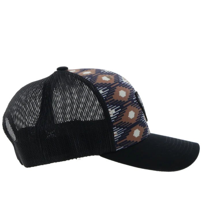 Discover Hooey Rope Like A Girl Cream/Tan/Black Aztec Pattern Hat SKU: 2349T - CRBK Quality Hooey Hats located at The Revival