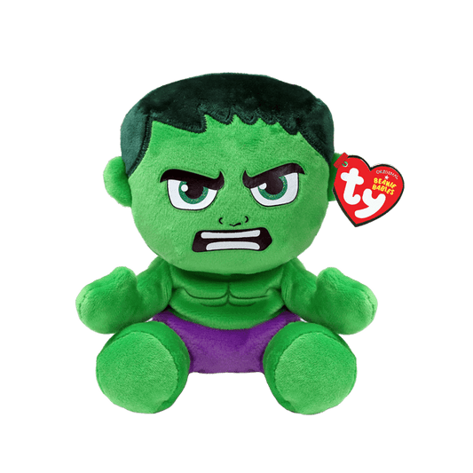 Discover Ty Beanie Babies Hulk - From Marvel (Medium) Quality Ty Stuffed Animal located at The Revival.