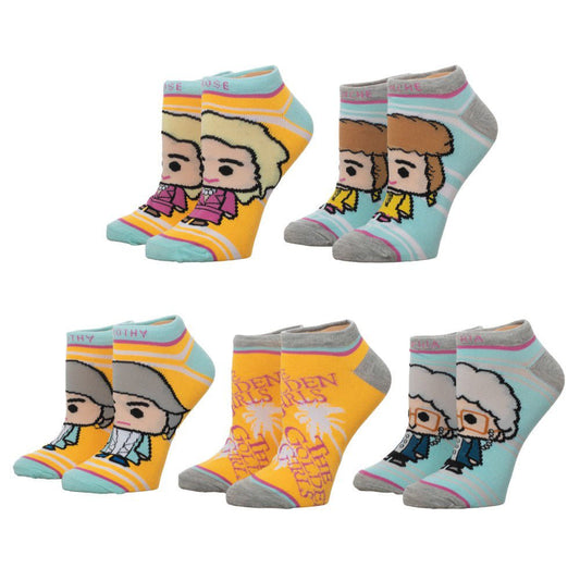 Discover Golden Girls 5 Pair Ankle Socks Quality Bioworld Socks located at The Revival.