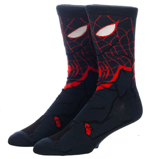 Marvel Miles Morales Spiderman Animigos 360 Character Socks