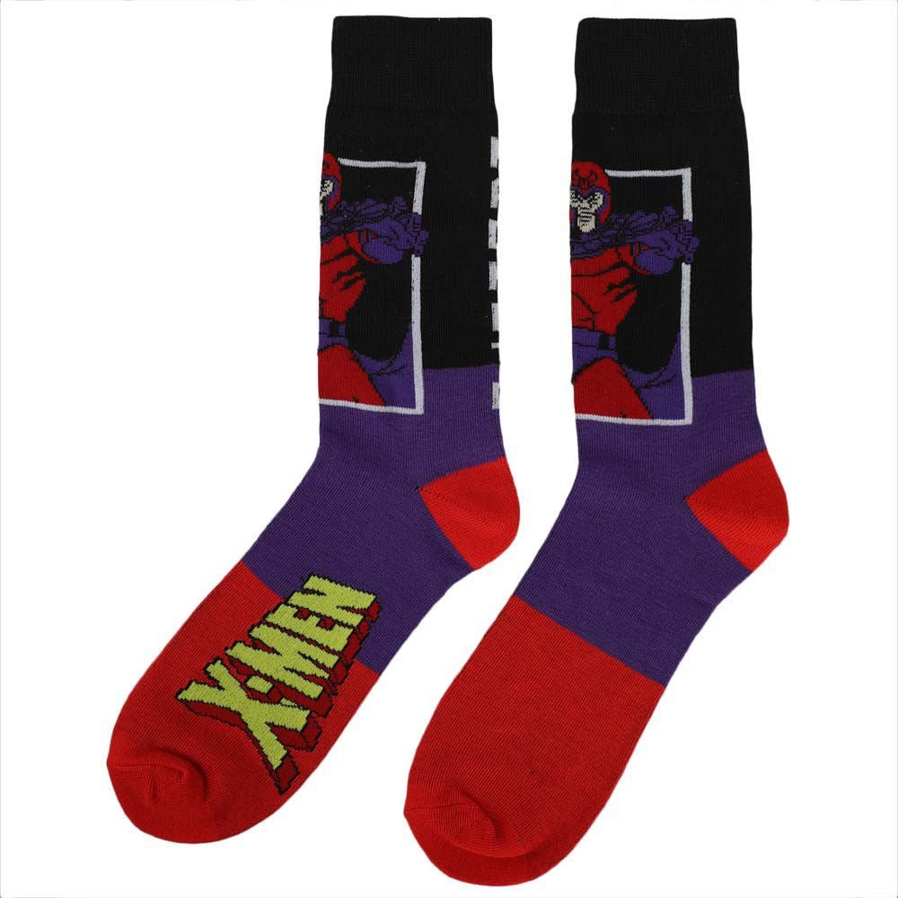 Discover Marvel X - Men Colorblock 5 Pair Crew Socks Quality Bioworld Socks located at The Revival.