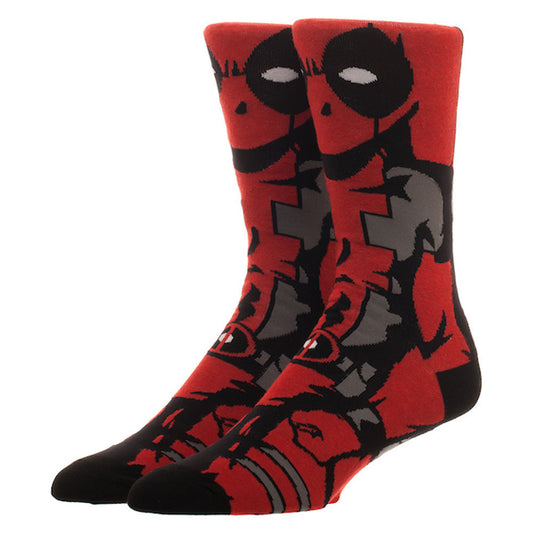 Marvel Comics Deadpool Animigos 360 Character Socks