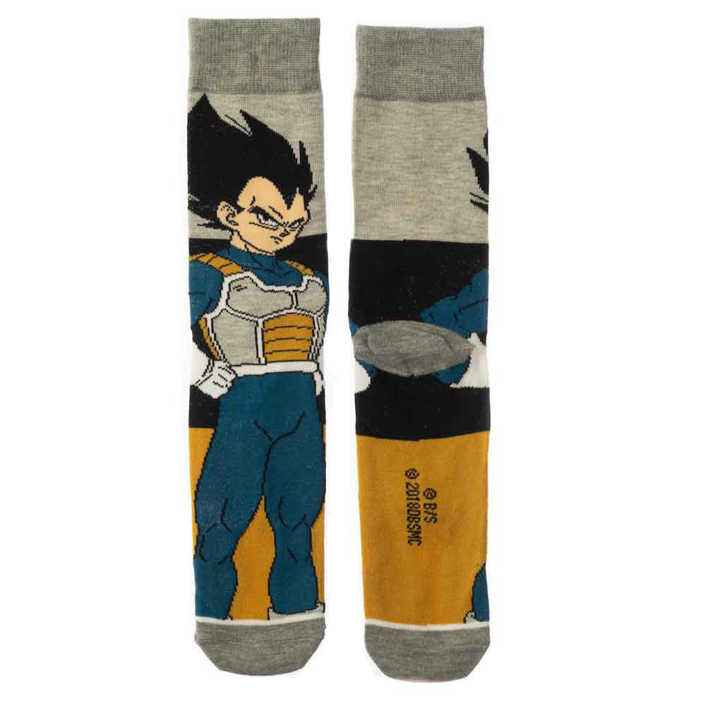 Dragon Ball Z Character 5 Pair Crew Socks